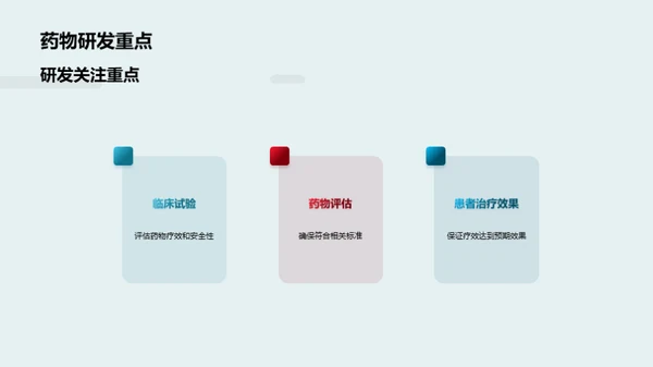 3D风生物医疗教学课件PPT模板