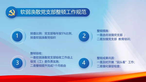 大气党风廉政建设工作总结动态PPT