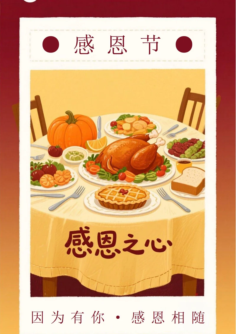 感恩节海报3