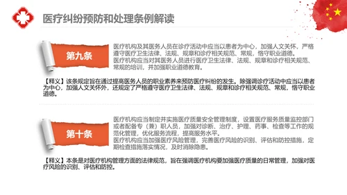 医疗纠纷预防和处理条例学习解读医生PPT
