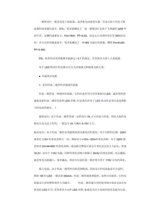 LED吸顶灯专题方案详细介绍.docx