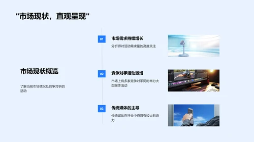 媒体活动策划分析PPT模板