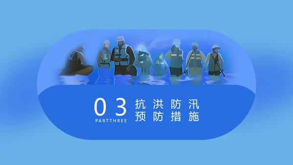 夏季汛期防洪防汛安全教育讲座PPT模板