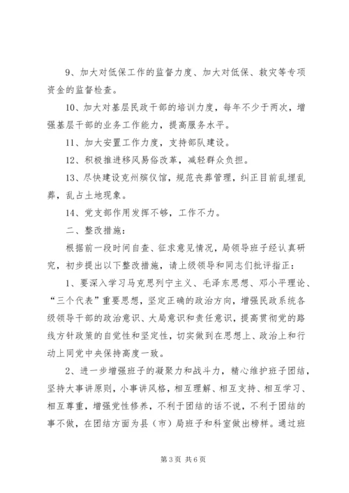 保先教育第二阶段征求意见情况及整改措施 (6).docx