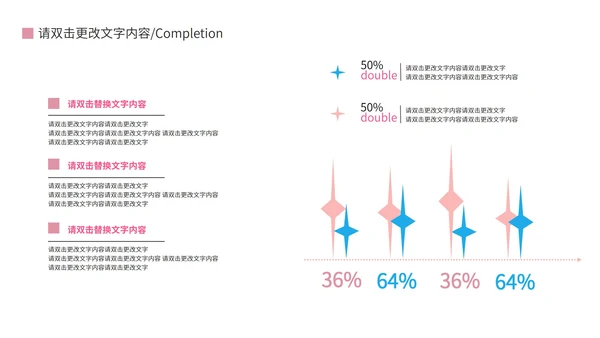 简约微立体风数据报告PPT模板