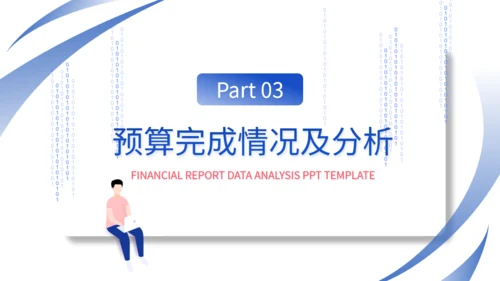 财务报告数据统计分析通用PPT模板