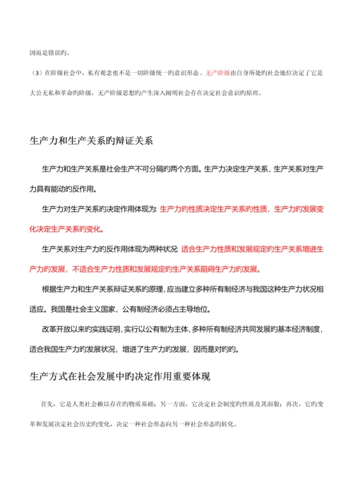 2023年马克思主义基本原理必背考点.docx