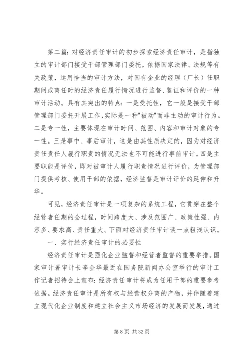 研究医院审计规划对经济效益的管理探索范文大全.docx