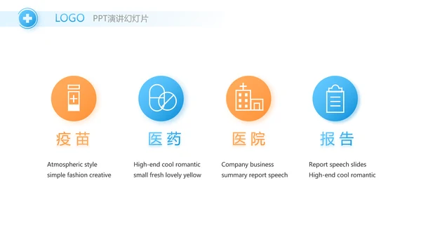 简约大方医疗医生工作总结汇报PPT