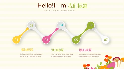 精美卡通母婴婴儿护理中心医院社区讲座保健中心早教宣传PPT