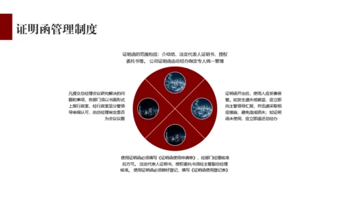 企业管理基础知识深红色通用PPT模板