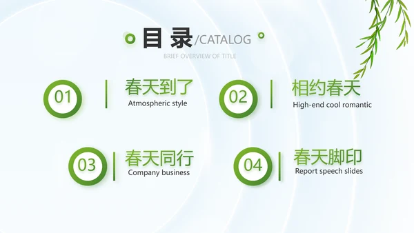 唯美春天春季旅游电子相册动态PPT