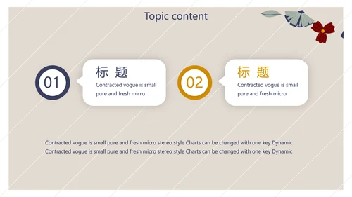小清新文艺述职报告工作总结动态PPT模板