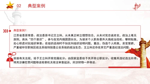 法律知识党课PPT违反党的组织纪律案例剖析