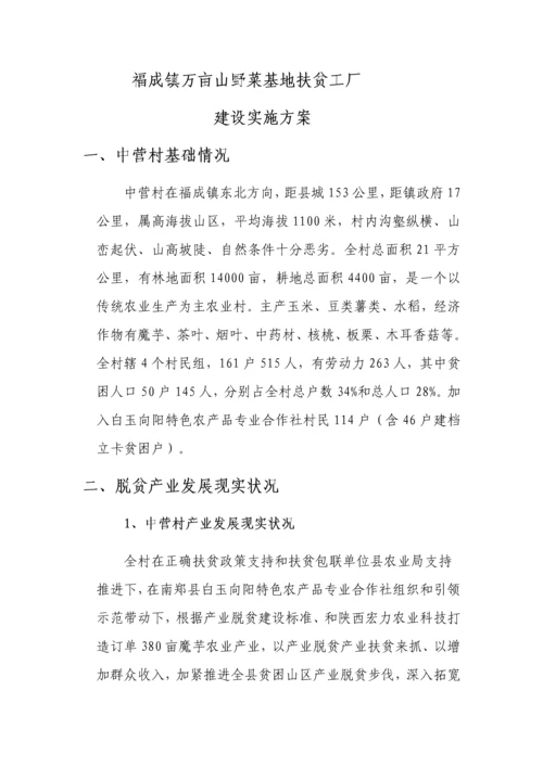 扶贫工厂实施专项方案.docx