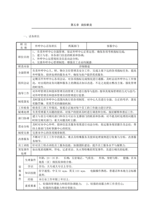 外呼中心服务规范及管理制度汇编.docx