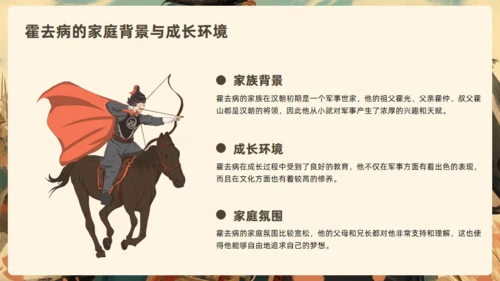 霍去病介绍通用PPT模板