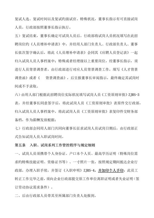 人力资源管理控制程序与规定.docx