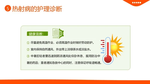 热射病急救与护理措施高温预防中暑热射病培训PPT