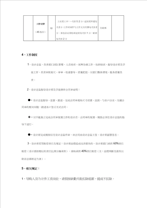 全屋定制家居整装设计师工资薪酬考核管理方案