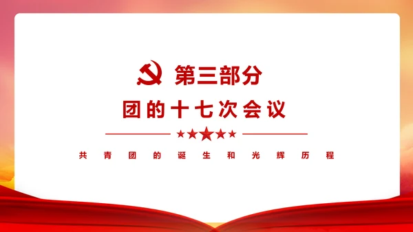共青团历史党课PPT课件模板
