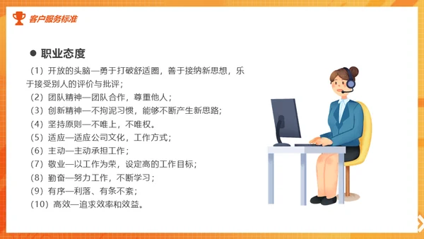 客户服务标准意识培训课件通用PPT模板