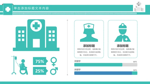 简约专业医院医学医疗动态PPT模板