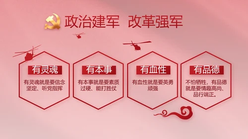红色文化党支部党史学习教育工作总结动态PPT