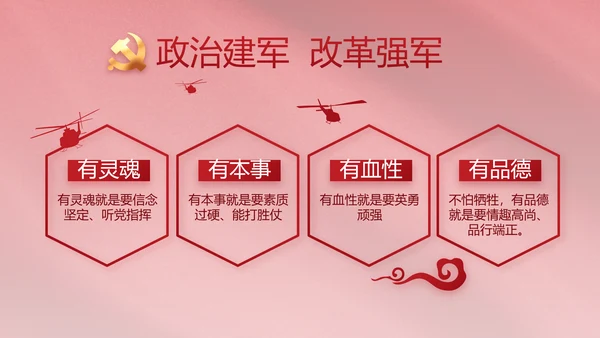 红色文化党支部党史学习教育工作总结动态PPT