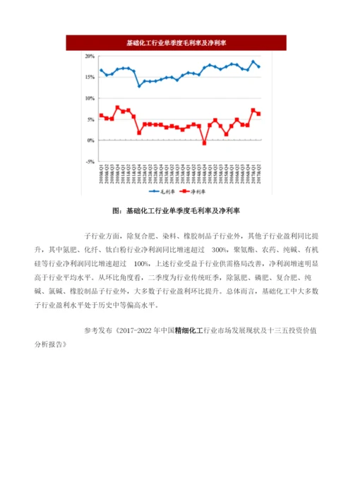 二季度我国基础化工行业景气度及盈利增速分析.docx