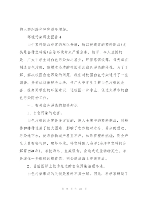 环境污染调查报告范文五篇.docx