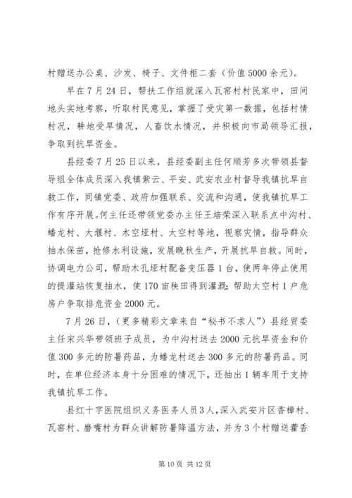 乡镇抗旱救灾工作汇报.docx