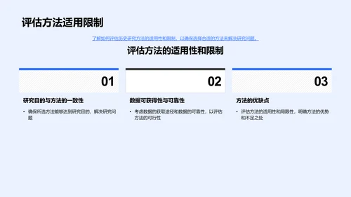 历史研究方法论课PPT模板