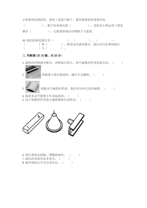 教科版小学科学二年级下册 期末测试卷含答案（a卷）.docx
