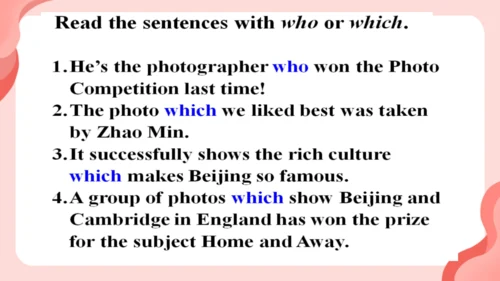 Module 11 Photos Unit 3 Language in use