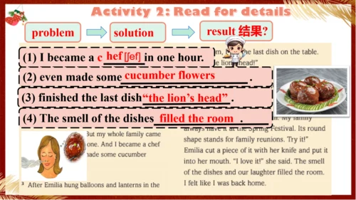 【优质阅读公开课课件】Unit 4 Time to celebrate Understanding