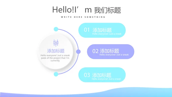 蓝色大气医药商业调查报告动态PPT