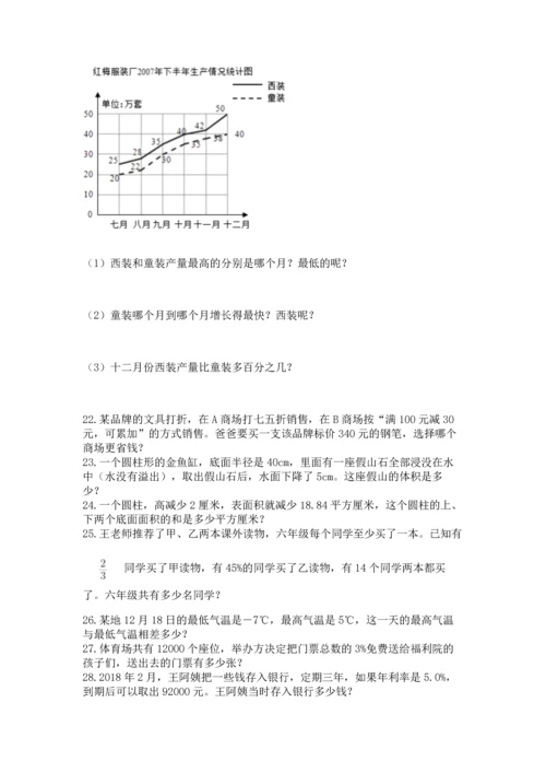 六年级小升初数学应用题50道精品【名校卷】.docx