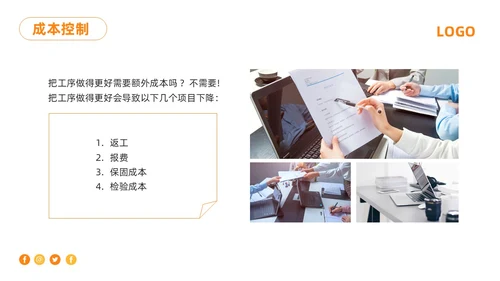 橙色简约防错管理培训PPT模板宣传PPT动态PPT其他管理