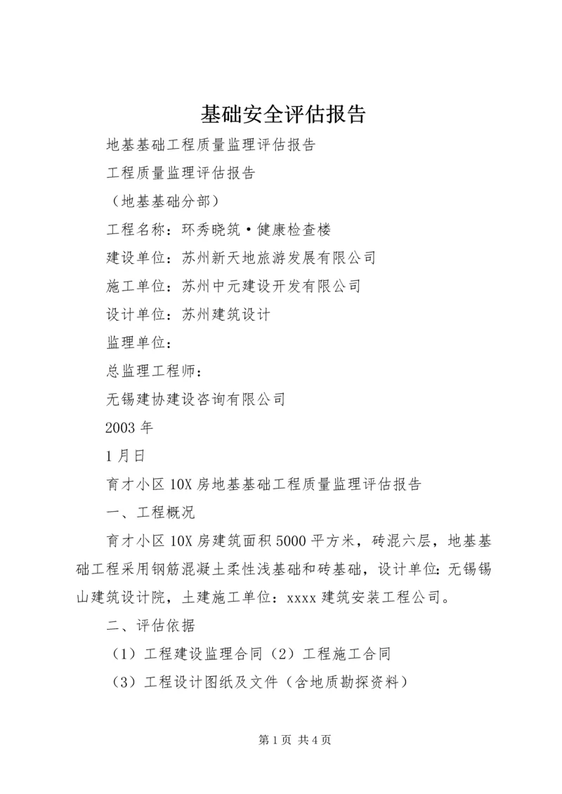 基础安全评估报告 (2).docx