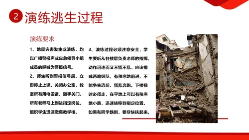 防震减灾5月12日全国防灾减灾日学校防灾防震演练PPT课件