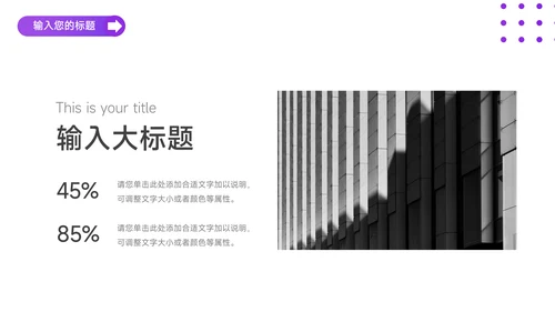 紫色简洁活动执行方案PPT模板