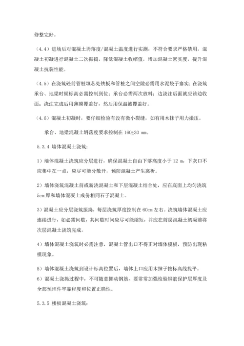 混凝土浇筑综合标准施工专业方案.docx