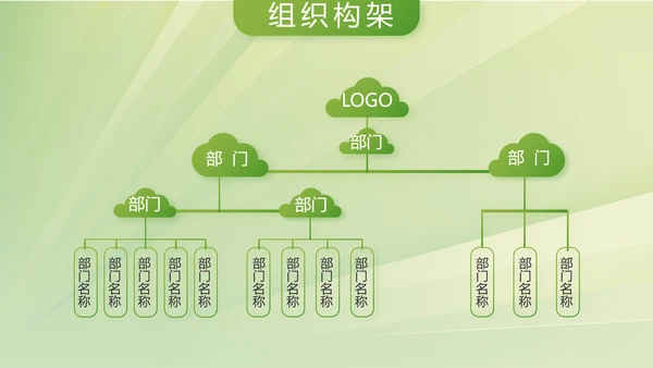 绿色清新乡镇银行工作总结动态PPT