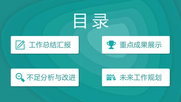绿色流体渐变风工作总结汇报PPT