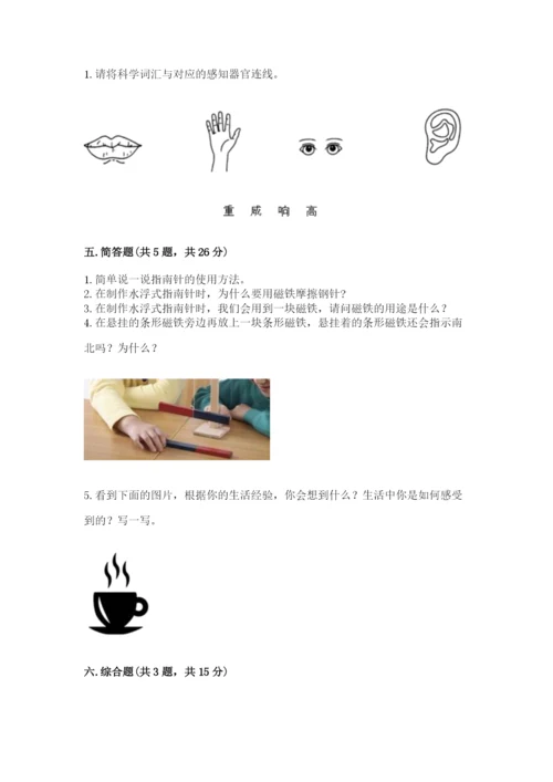 教科版小学科学二年级下册 期末测试卷及参考答案（满分必刷）.docx