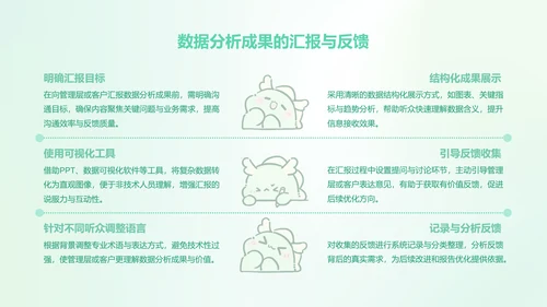 茶茶龙艾绿渐变风数据分析报告