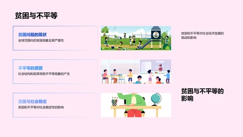 经济学应用与社会发展PPT模板