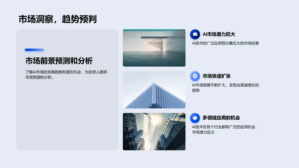 AI技术创业路演PPT模板