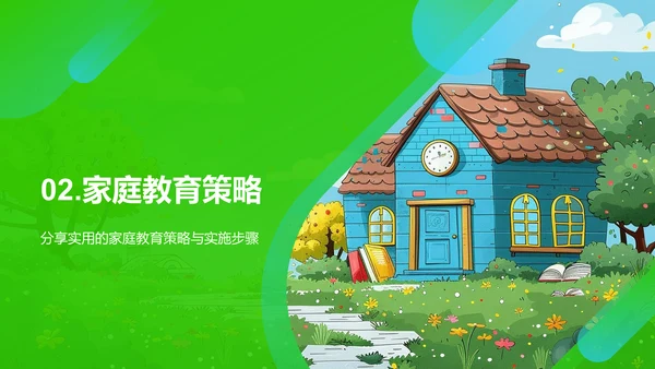 家校共育儿童习惯PPT模板
